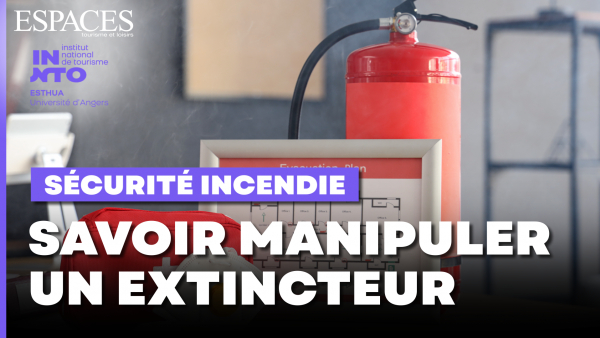 Sécurité incendie avec l'ESTHUA - Savoir manipuler un extincteur