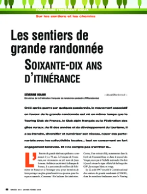 Les sentiers de grande randonnée. Soixante-dix ans d’itinérance