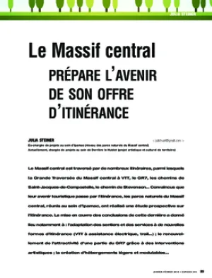 Le Massif central prépare l’avenir de son offre d’itinérance