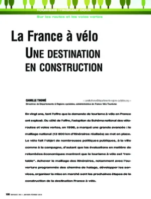 La France à vélo. Une destination en construction