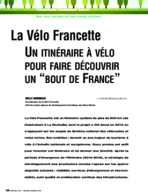 La Vélo Francette. Un itinéraire à vélo pour faire découvrir un “bout de France”