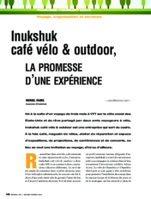 Inukshuk café vélo & outdoor, la promesse d’une expérience