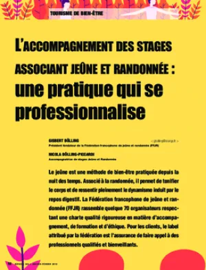L’accompagnement des stages associant jeûne et randonnée : une pratique qui se professionnalise