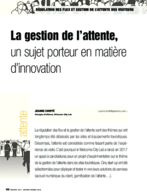 La gestion de l’attente, un sujet porteur en matière d’innovation