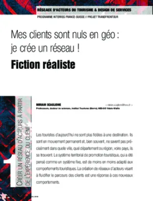 Mes clients sont nuls en géo : je crée un réseau ! Fiction réaliste