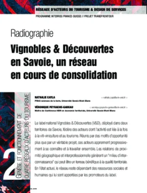 Radiographie : Vignobles & Découvertes en Savoie, un réseau en cours de consolidation