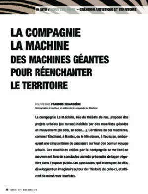 La compagnie La Machine. Des machines géantes pour réenchanter le territoire