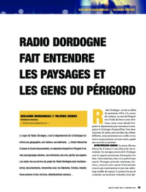 Radio Dordogne fait entendre les paysages et les gens du Périgord