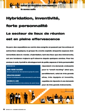 Hybridation, inventivité, forte personnalité. Le secteur de lieux de réunion est en pleine effervescence