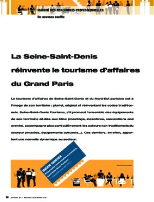 La Seine-Saint-Denis réinvente le tourisme d’affaires du Grand Paris