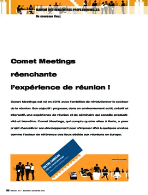 Comet Meetings réenchante l’expérience de réunion !