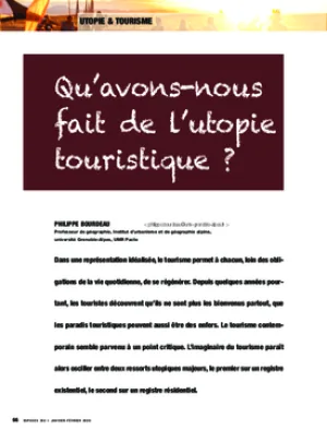 Qu’avons-nous fait de l’utopie touristique ?
