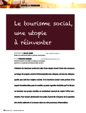 Le tourisme social, une utopie à réinventer