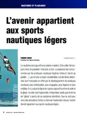 L’avenir appartient aux sports nautiques légers
