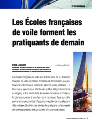 Les Écoles françaises de voile forment les pratiquants de demain