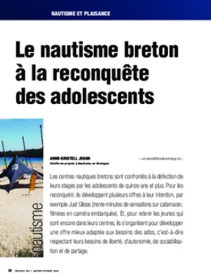 Le nautisme breton à la reconquête des adolescents