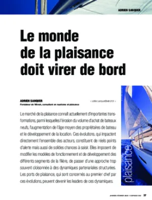 Le monde de la plaisance doit virer de bord