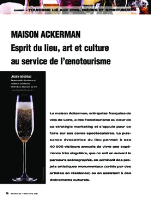 Maison Ackerman. Esprit du lieu, art et culture au service de l’œnotourisme