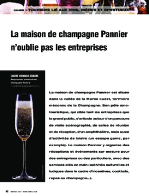 La maison de champagne Pannier n’oublie pas les entreprises