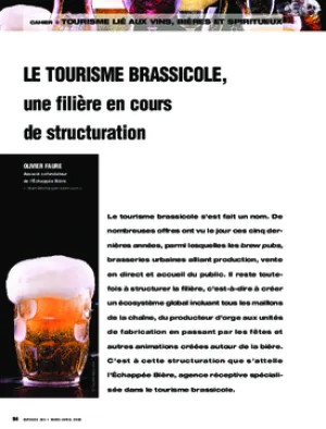 Le tourisme brassicole, une filière en cours de structuration