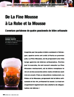 De La Fine Mousse à La Robe et la Mousse. L’aventure parisienne de quatre passionnés de bière artisanale