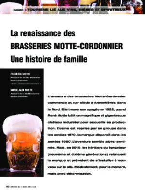 La renaissance des brasseries Motte-Cordonnier. Une histoire de famille