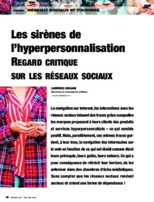 Les sirènes de l’hyperpersonnalisation. Regard critique sur les réseaux sociaux