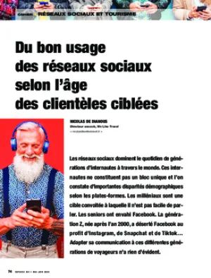 Du bon usage des réseaux sociaux selon l’âge des clientèles ciblées