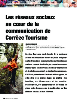 Les réseaux sociaux au cœur de la communication de Corrèze Tourisme