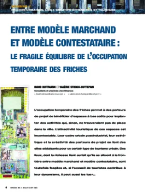 Entre modèle marchand et modèle contestataire : le fragile équilibre de l’occupation temporaire des friches