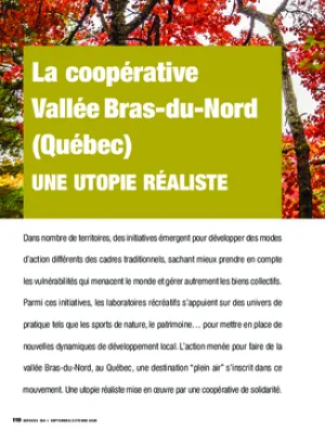 La coopérative  Vallée Bras-du-Nord (Québec). Une utopie réaliste