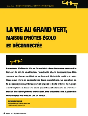 La Vie au Grand Vert, maison d’hôtes écolo et déconnectée