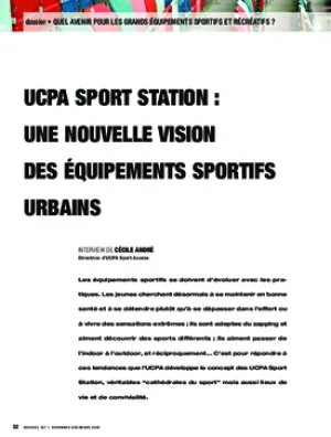 UCPA Sport Station : une nouvelle vision des équipements sportifs urbains