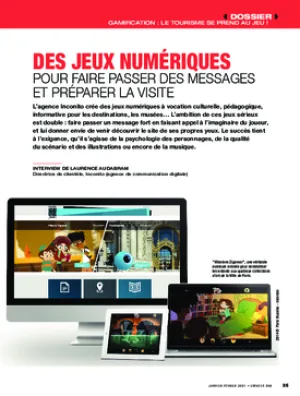 Des jeux numériques pour faire passer des messages et préparer la visite