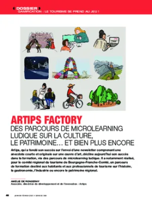 Artips Factory - Des parcours de microlearning ludique sur la culture, le patrimoine… et bien plus encore