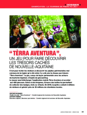 “ Tèrra Aventura”, un jeu pour faire découvrir les trésors cachés de Nouvelle-Aquitaine