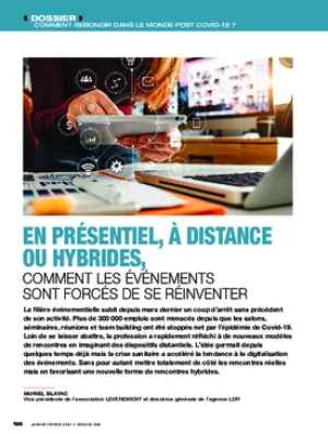 En présentiel, à distance ou hybrides, comment les événements sont forcés de se réinventer