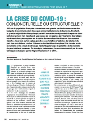 La crise du COVID-19 : conjoncturelle ou structurelle ?