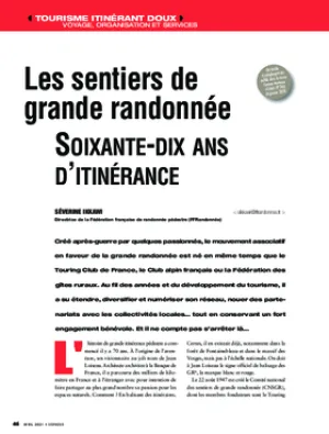 Les sentiers de grande randonnée, soixante-dix ans d'itinérance (Maj. 2021)