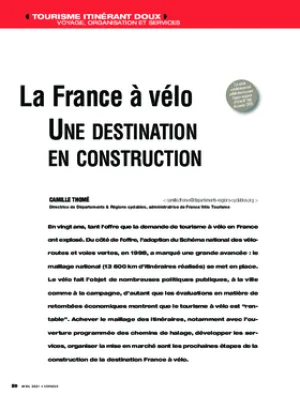 La France à vélo : une destination en construction (Maj. 2021)