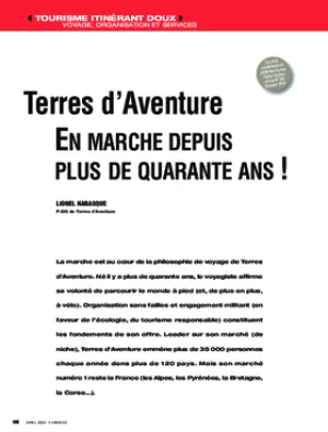 Terres d’Aventure en marche depuis plus de quarante ans ! (Maj. 2021)