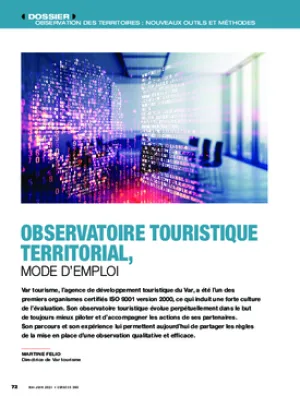 Observatoire touristique territorial, mode d'emploi