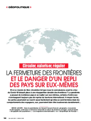 La fermeture des frontières et le danger d'un repli des pays sur eux-mêmes
