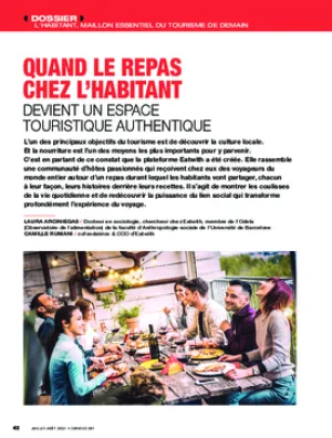 Quand le repas chez l’habitant devient un espace touristique authentique