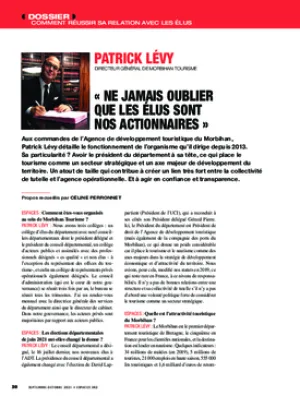« Ne jamais oublier que les élus sont nos actionnaires »