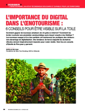 L’importance du digital dans l’œnotourisme : 6 conseils pour être visible sur la toile
