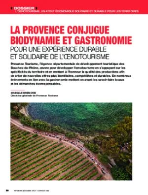 La Provence conjugue biodynamie et gastronomie pour une expérience durable et solidaire de l’œnotourisme