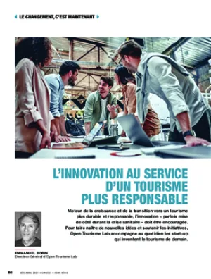 L’innovation au service d’un tourisme plus responsable