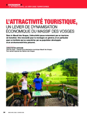 L’attractivité touristique, un levier de dynamisation économique du massif des Vosges