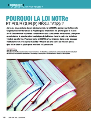 Pourquoi la loi NOTRe et pour quel(s) résultat(s) ?